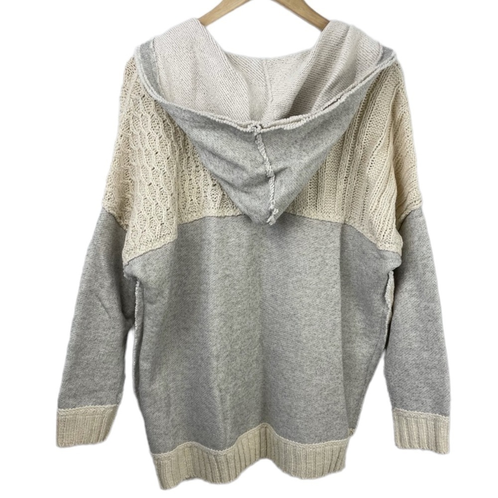 Solutions Oversized Patchwork Knit Sweater - image 8